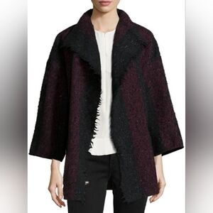 Iro Beverly Tweed Fringe Open Jacket